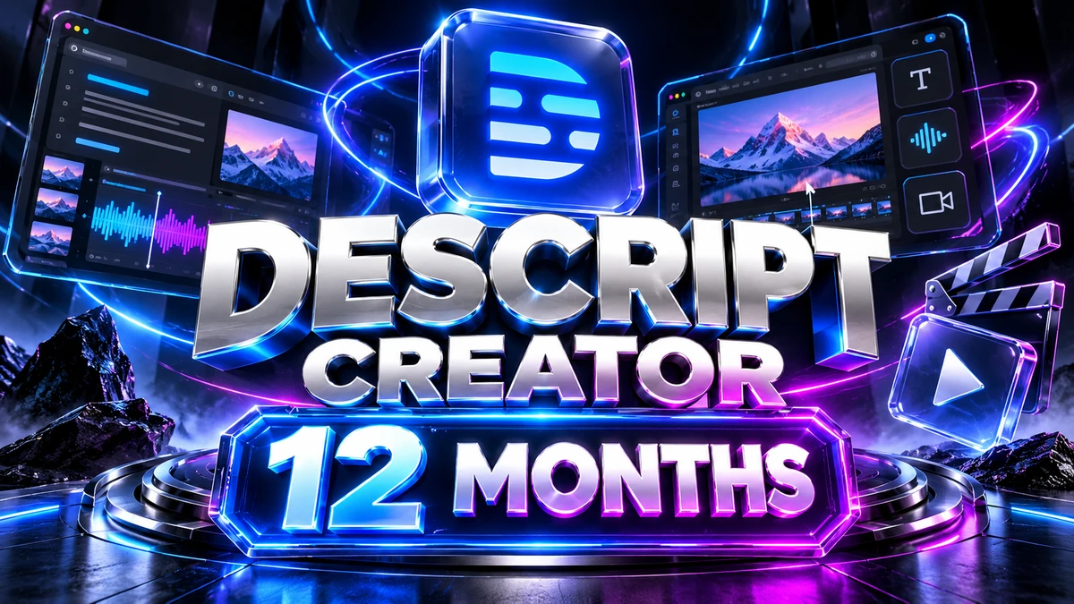 Descript Creator 12 Months