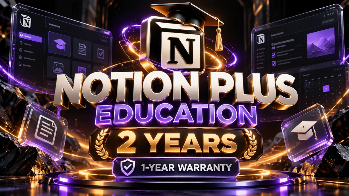 Notion Plus Education 2 Years 1 Year