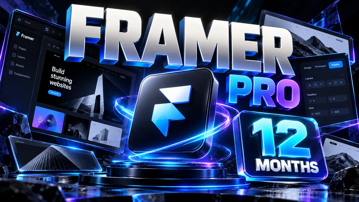 Framer Pro 12 Months