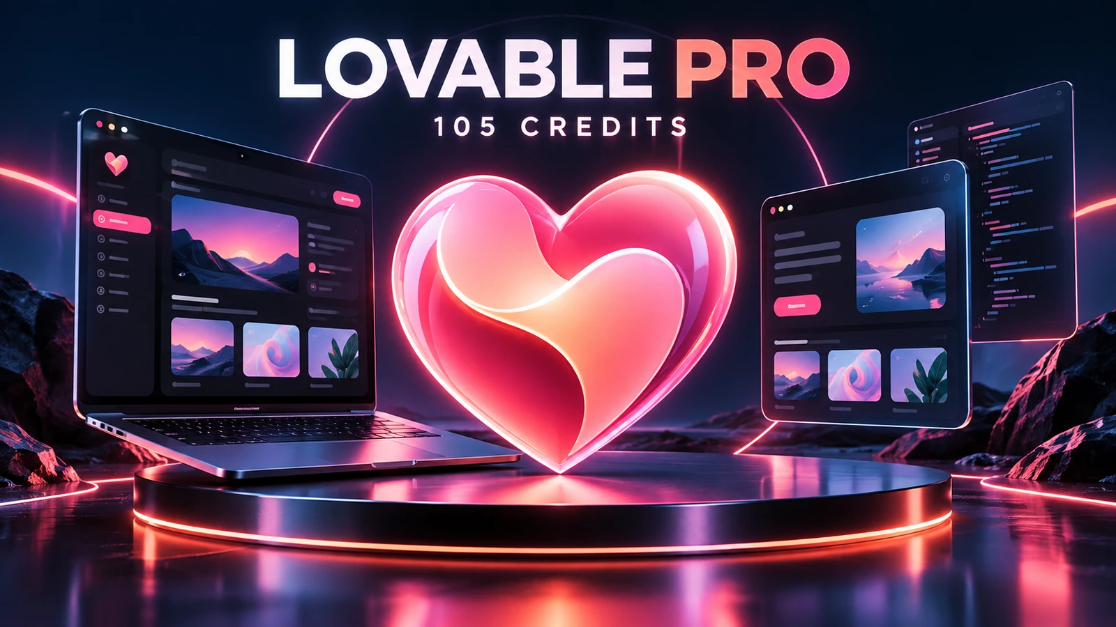 Lovable AI Pro - 105 Credits - Account
